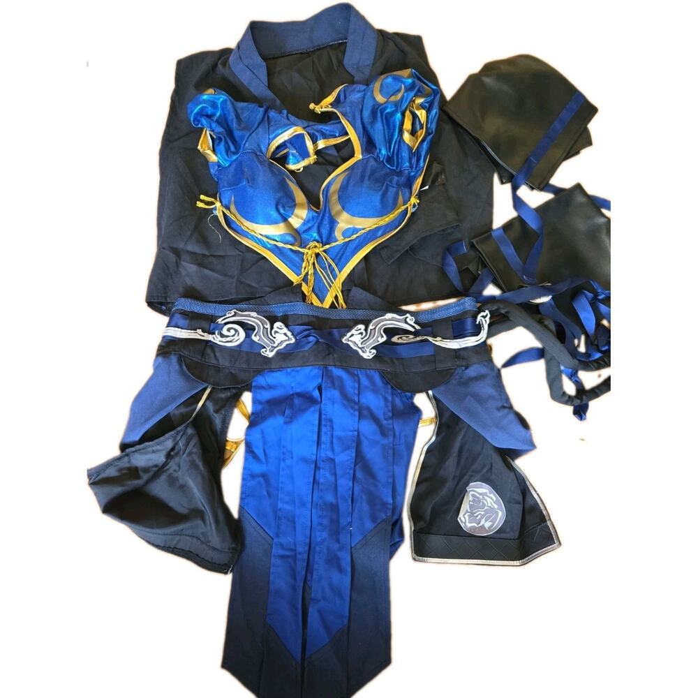 Street Fighter Chun Li Cosplay Costume XS Leg Avenue Sexy Halloween